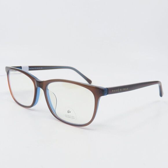 Prive Revaux In The Zone C10 New Brown/Blue Blue Block Eyeglasses - Picture 3 of 7